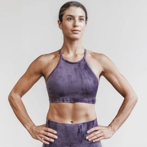 Nobull Halter Sports Bra Tie Dye S NEW!